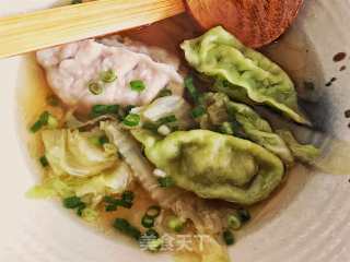 Dumplings with Green Sauce recipe