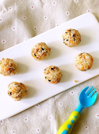 Pork Seaweed Rice Ball for Baby Food recipe