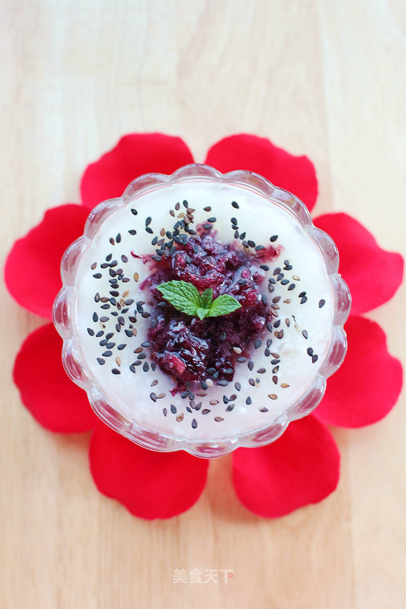 Rice Can Also be Eaten Like This-rose Ice Porridge recipe