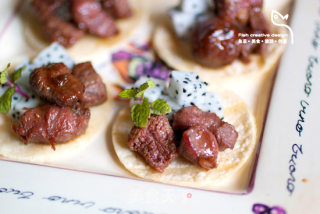 Dragon Fruit Beef Tartare recipe