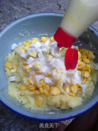 Corn Salad Mashed Potatoes recipe