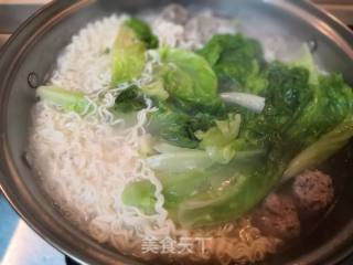 Mushroom Green Noodles recipe