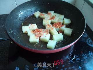 Spicy Stir-fried Rice Tofu----daxi Big Beef Seasoning Edition recipe