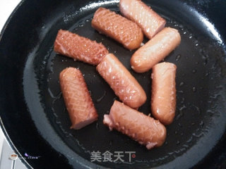 [homel 18 is As Delicious As A Feast] Pan-fried Crispy Sausage recipe