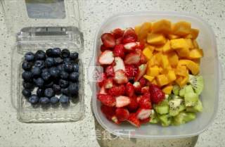 #aca烤明星大赛# Fruit Butter Naked Cake recipe