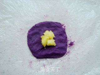 Purple Sweet Potato Pineapple Tea Towel Twist recipe