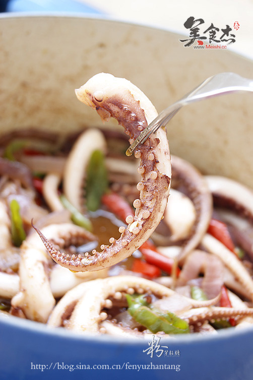 Spicy Shacha Squid Silk recipe