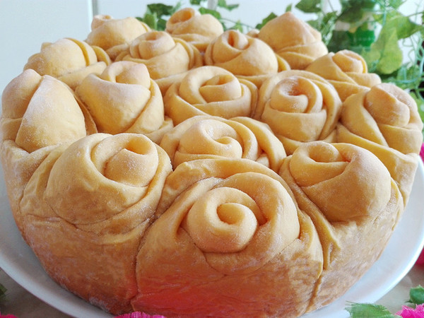 Pumpkin Rose Bread recipe