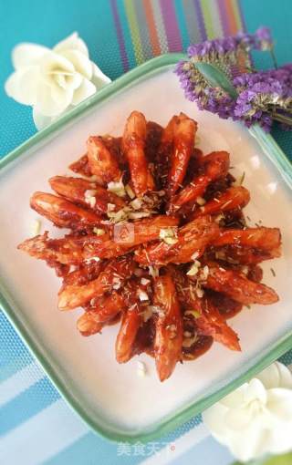 Crispy Shrimp with Tomato Ginger Sauce recipe