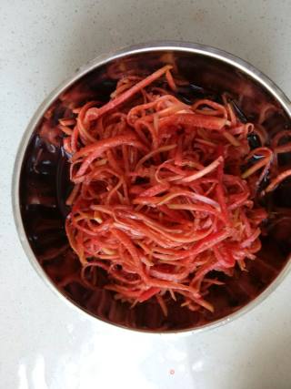 Braised Noodles with Purple Potato and Beans recipe