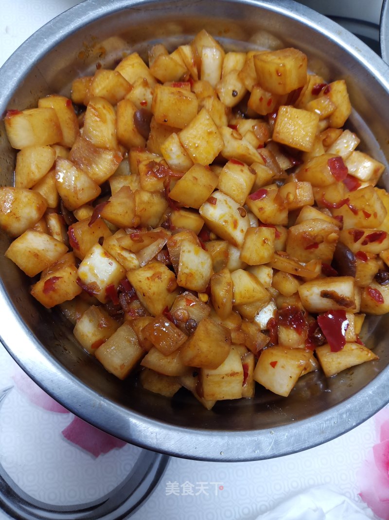 Fried Sour Radish recipe