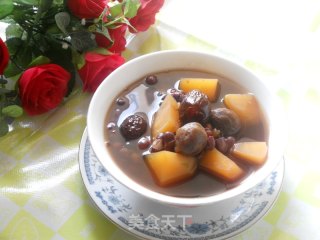 Sweet Soup with Papaya, Red Bean and Longan recipe