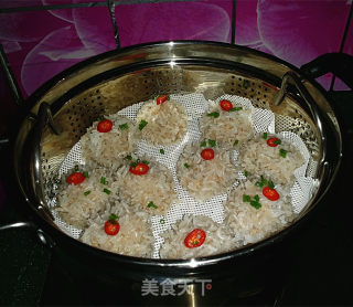 Lotus Root Pork Pearl Ball recipe