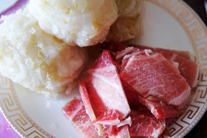 Sauerkraut Pork Stewed Vermicelli Frozen Tofu recipe
