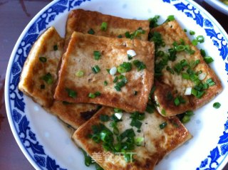 Pan-fried Homemade Tofu recipe