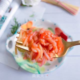 Tomato and Minced Noodles recipe