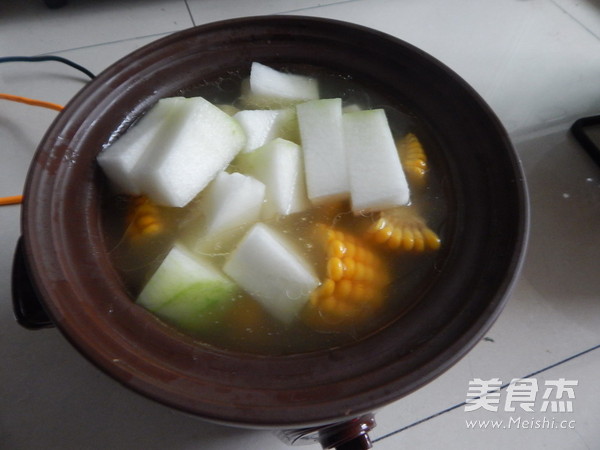 Winter Melon Corn Big Bone Soup recipe