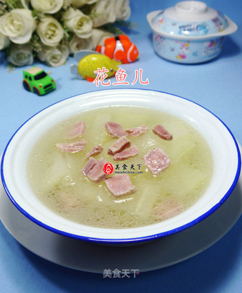 Salty Lean Pork Winter Melon Soup recipe