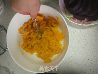 Purple Sweet Potato Glutinous Rice Cake recipe