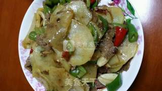 Stir-fried Beef and Potato Chips recipe