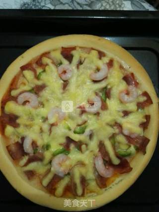 Shrimp and Bacon Pizza recipe