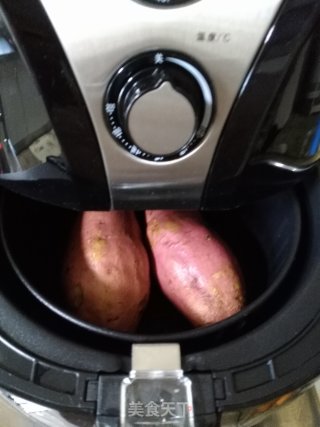 Air Fryer Roasted Sweet Potatoes recipe