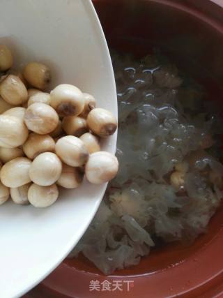 Lotus Seed and Tremella Soup recipe