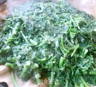 #快手懒人饭#fen Steamed Chrysanthemum recipe