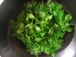 Chrysanthemum Leaf Egg Soup recipe