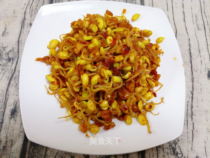 Spicy Stir-fried Soy Sprouts recipe