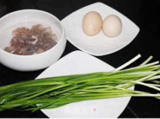 Leek Shrimp and Egg recipe