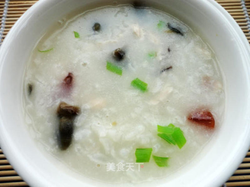 Congee with Preserved Egg and Lean Meat recipe