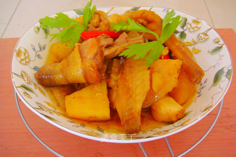 Spicy Potato Chicken---simple Stew in A Few Steps recipe