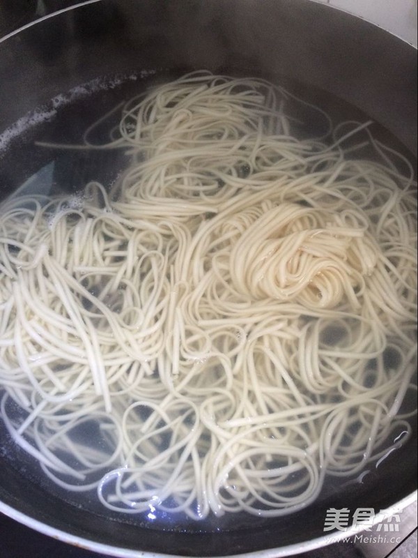Mushroom Diced Noodles recipe