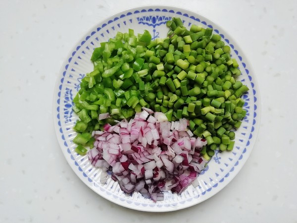 Fried Rice with Germ Rice and Mixed Vegetables recipe