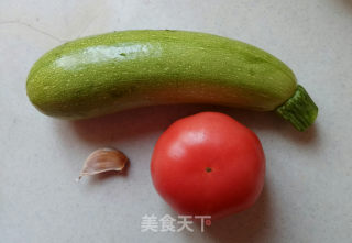 "quick Lazy Meal" Stir-fried Zucchini with Tomatoes recipe