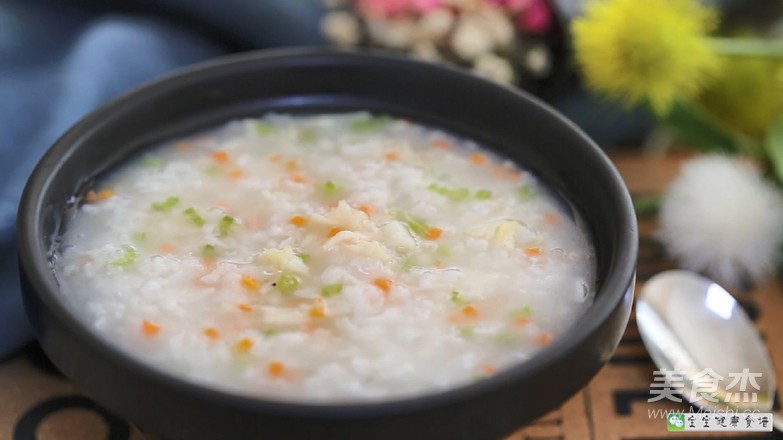 Healthy Recipes for Baby with Fresh Shell and Vegetable Porridge recipe