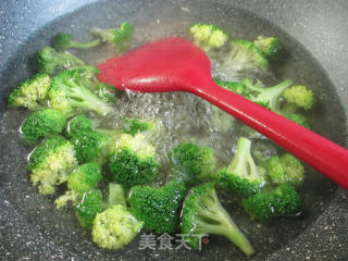 Fried Chicken with Broccoli recipe