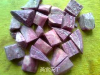 Purple Sweet Potato and Red Bean Soup recipe