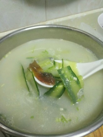 Cucumber Preserved Egg Soup recipe