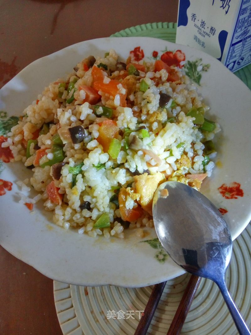 Fried White Rice recipe