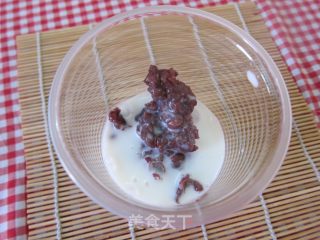 [three-color Red Bean Ice] recipe