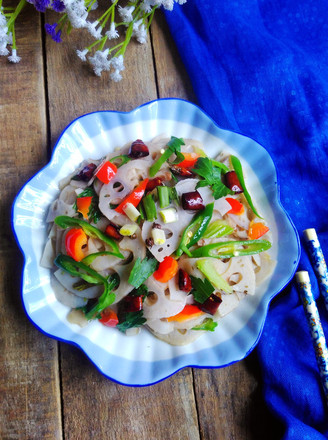 Spicy Fried Lotus Root Slices recipe