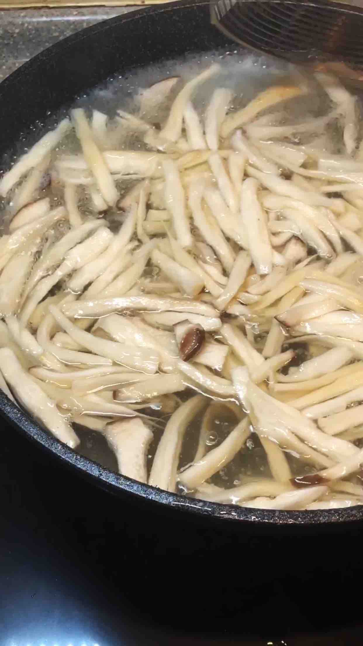 Vegetarian Fried Pleurotus Eryngii recipe