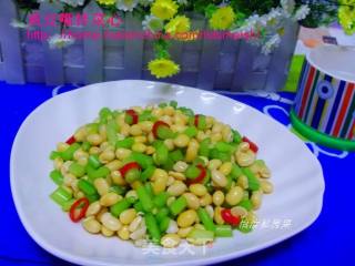 【summer Cold Dishes】---soybean Mouth with Choy Sum recipe