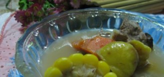 Chestnut Corn Keel Soup recipe