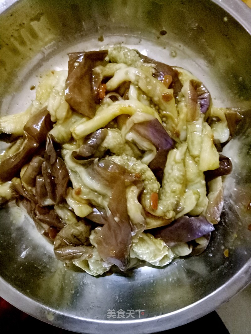 Steamed Eggplant with Soy Sauce recipe