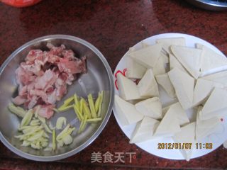 Braised Pork Belly with Tofu recipe