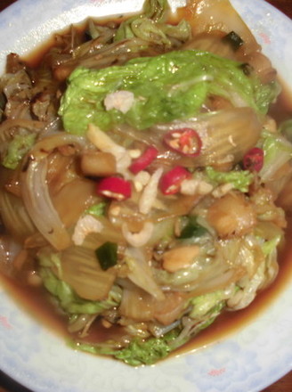 Braised Cabbage with Oil Stalks recipe