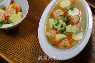 Shrimp Tofu Soup recipe